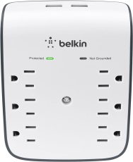 Belkin 6-Outlet Surge Protector w USB Wall Mount (2)