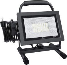 GLORIOUS-LITE 50W LED Work Light, 5000LM LED Flood Lights, 6500K